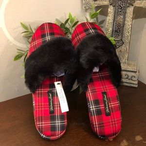 Victoria’s Secret Plaid Slippers